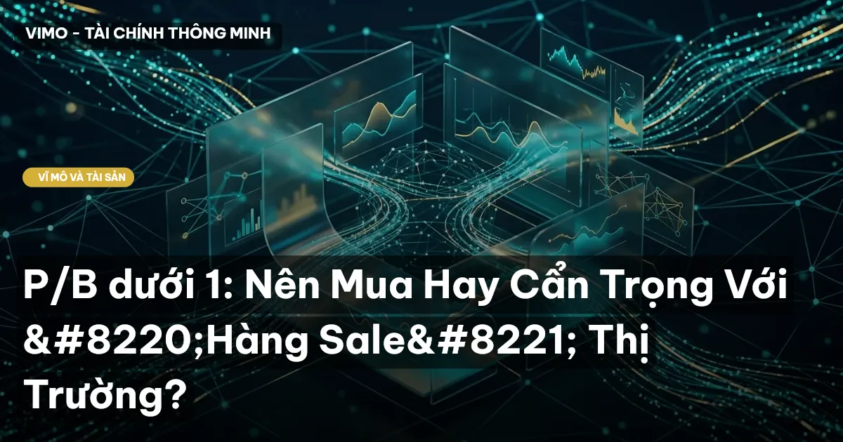 P/B dưới 1: Nên Mua Hay Cẩn Trọng Với “Hàng Sale” Thị Trường?