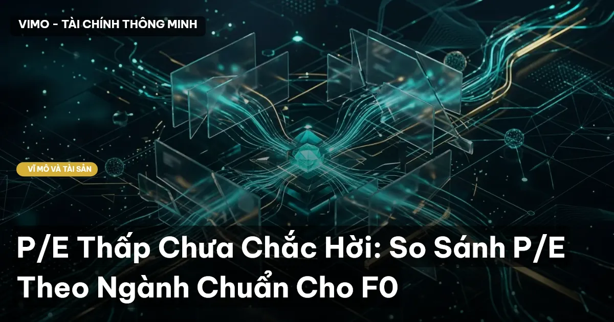 P/E Thấp Chưa Chắc Hời: So Sánh P/E Theo Ngành Chuẩn Cho F0