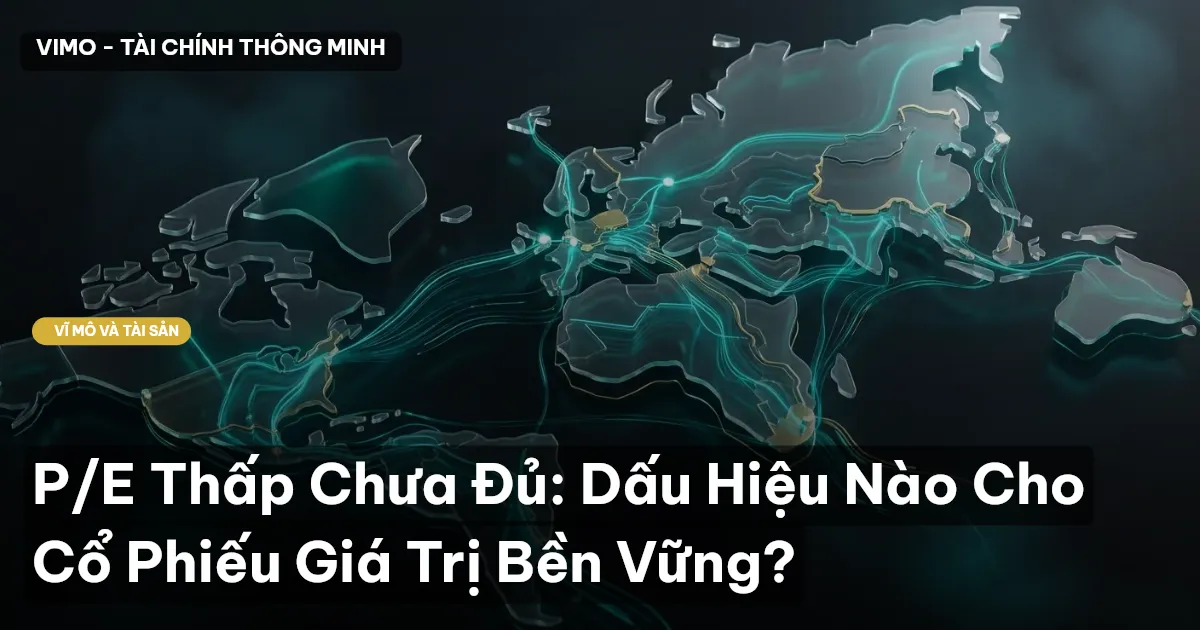 P/E Thấp Chưa Đủ: Dấu Hiệu Nào Cho Cổ Phiếu Giá Trị Bền Vững?