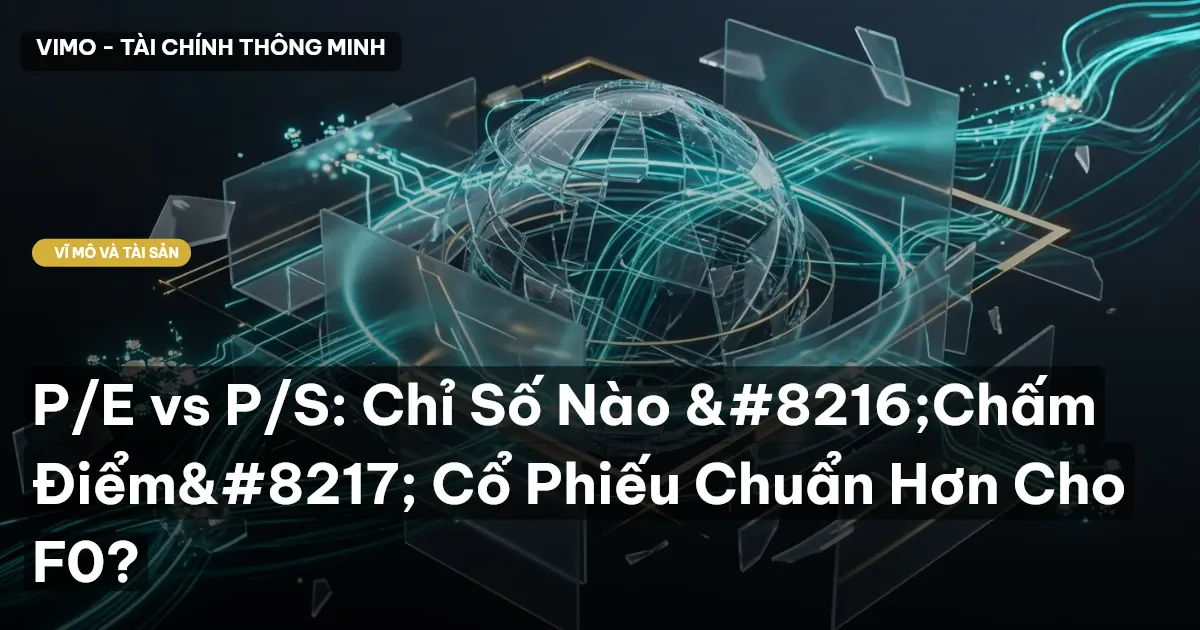 P/E vs P/S: Chỉ Số Nào ‘Chấm Điểm’ Cổ Phiếu Chuẩn Hơn Cho F0?