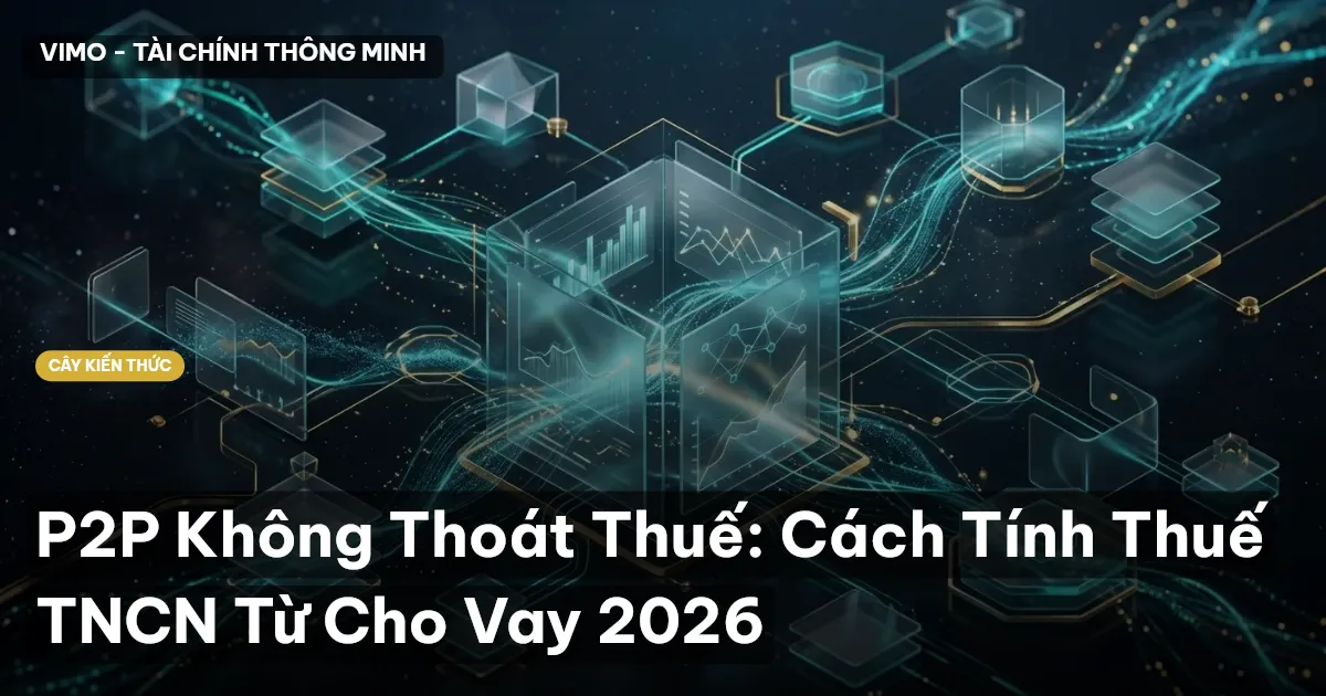 P2P Không Thoát Thuế: Cách Tính Thuế TNCN Từ Cho Vay 2026