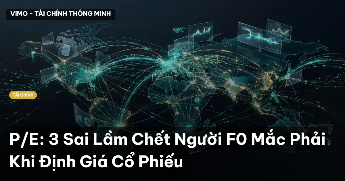 P/E: 3 Sai Lầm Chết Người F0 Mắc Phải Khi Định Giá Cổ Phiếu