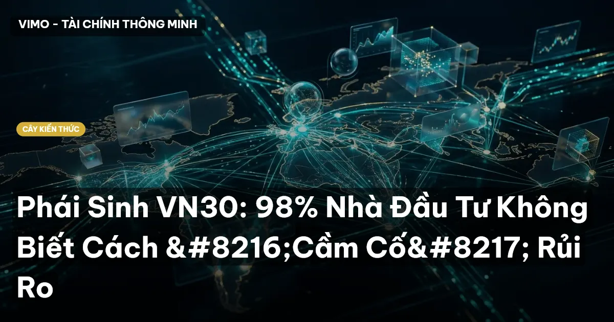 Phái Sinh VN30: 98% Nhà Đầu Tư Không Biết Cách ‘Cầm Cố’ Rủi Ro