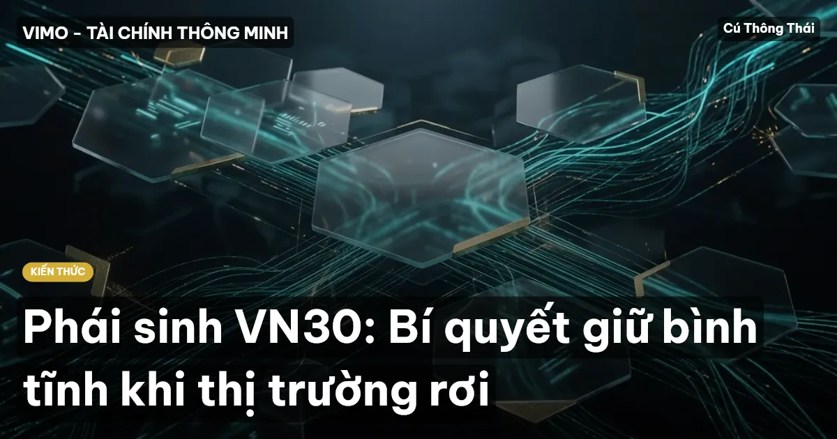 Phái sinh VN30: Bí quyết giữ bình tĩnh khi thị trường rơi