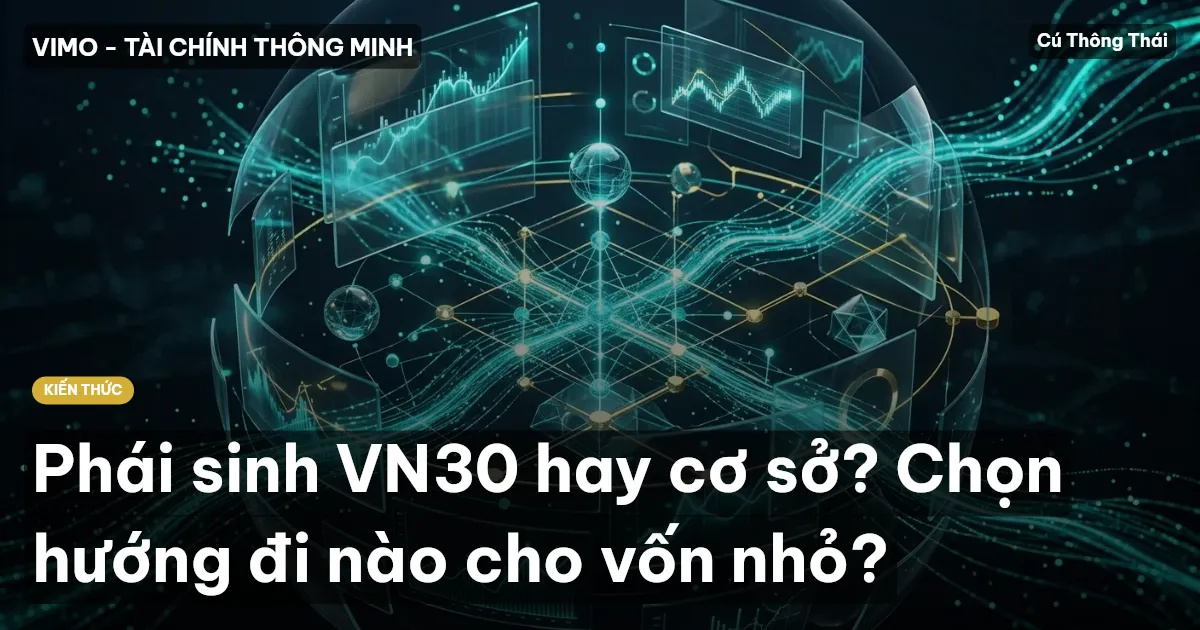 Phái sinh VN30 hay cơ sở? Chọn hướng đi nào cho vốn nhỏ?