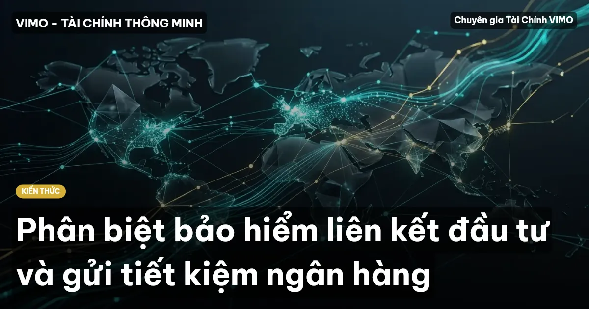 Phân biệt bảo hiểm liên kết đầu tư và gửi tiết kiệm ngân hàng