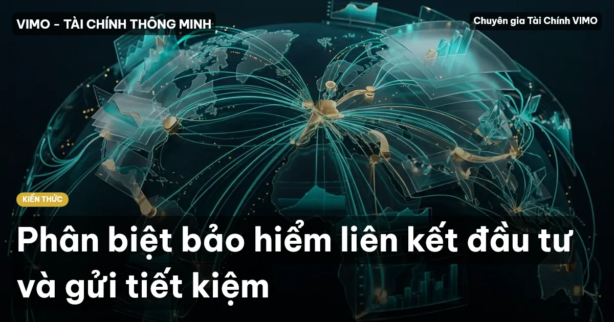 Phân biệt bảo hiểm liên kết đầu tư và gửi tiết kiệm