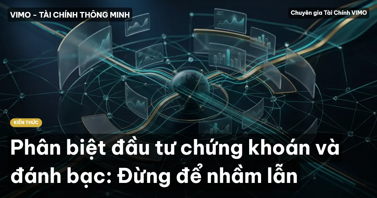 Phân biệt đầu tư chứng khoán và đánh bạc: Đừng để nhầm lẫn