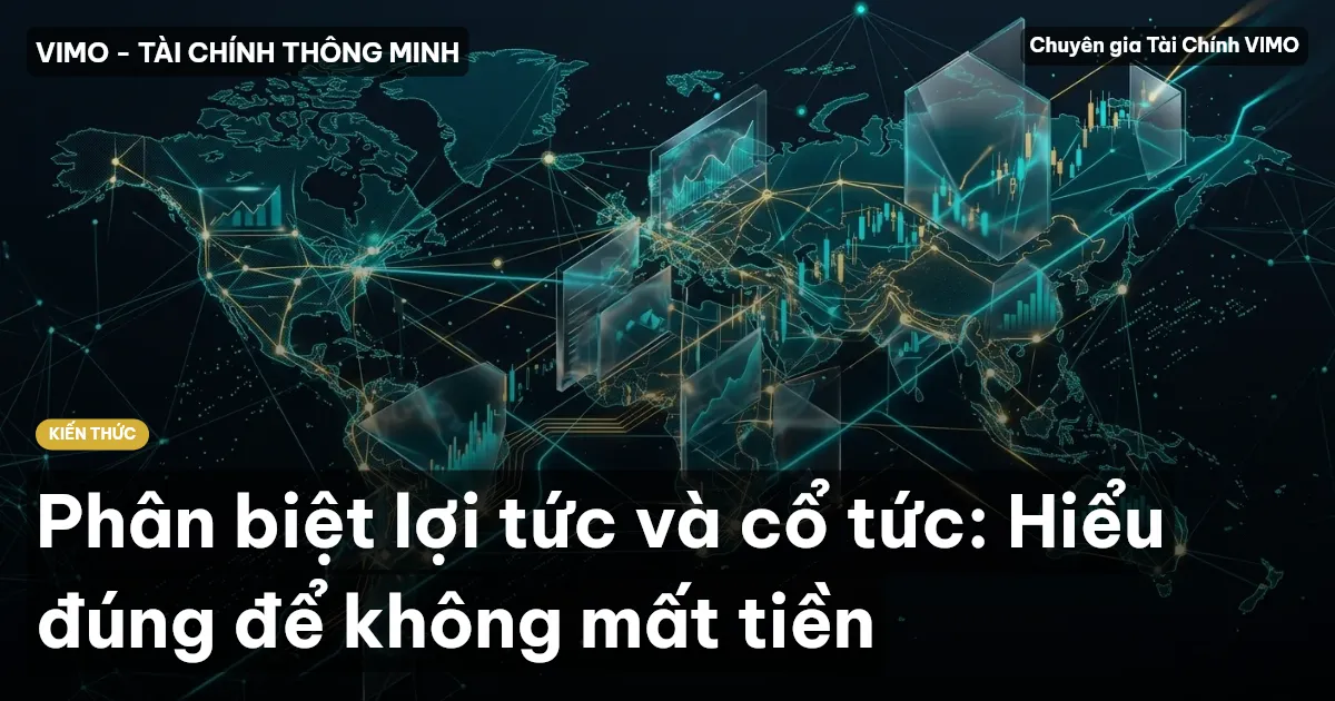 Phân biệt lợi tức và cổ tức: Hiểu đúng để không mất tiền