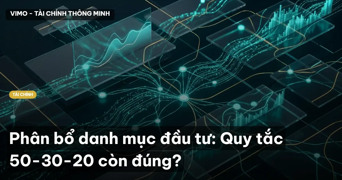 Phân bổ danh mục đầu tư: Quy tắc 50-30-20 còn đúng?
