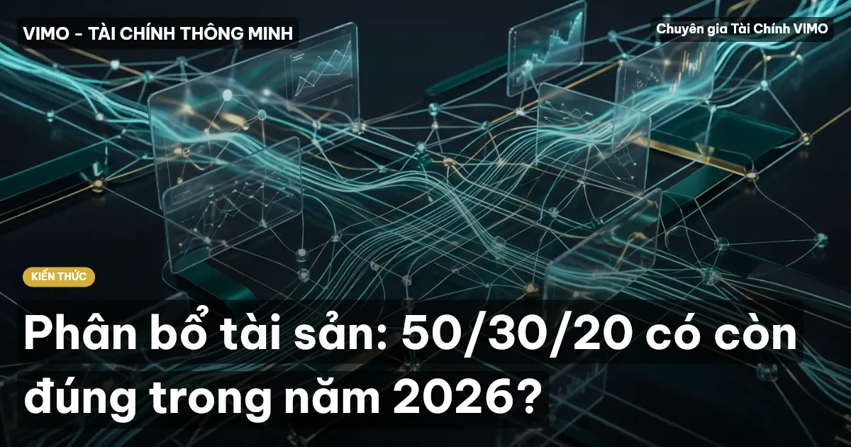 Phân bổ tài sản: 50/30/20 có còn đúng trong năm 2026?