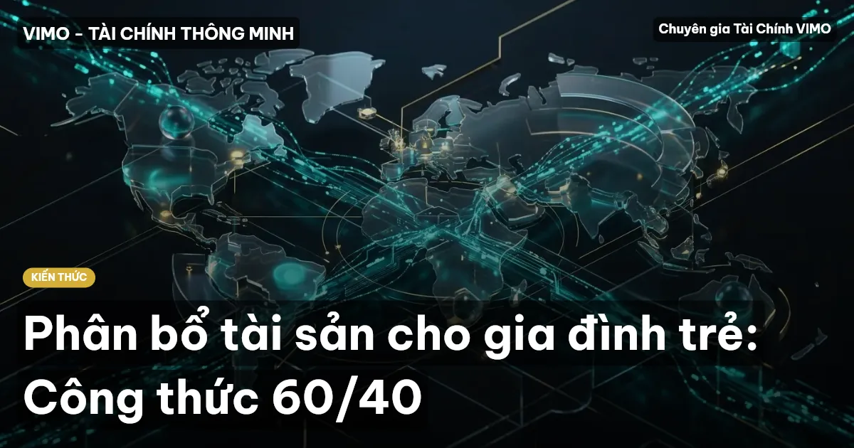 Phân bổ tài sản cho gia đình trẻ: Công thức 60/40
