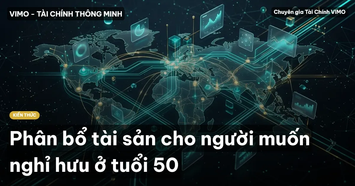 Phân bổ tài sản cho người muốn nghỉ hưu ở tuổi 50