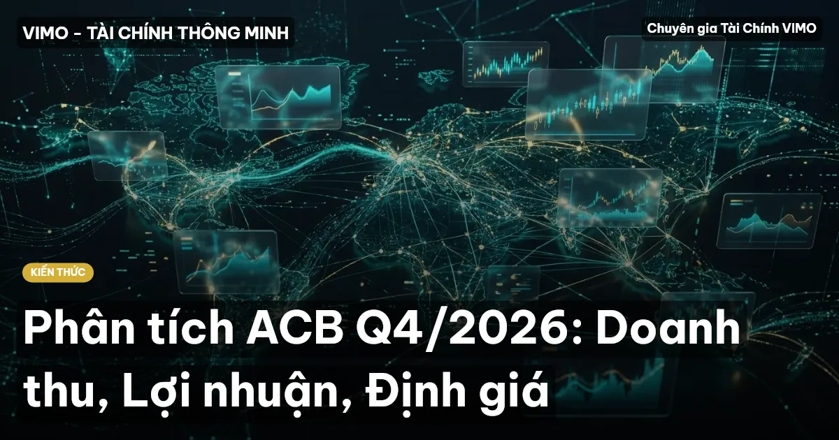 Phân tích ACB Q4/2026: Doanh thu, Lợi nhuận, Định giá
