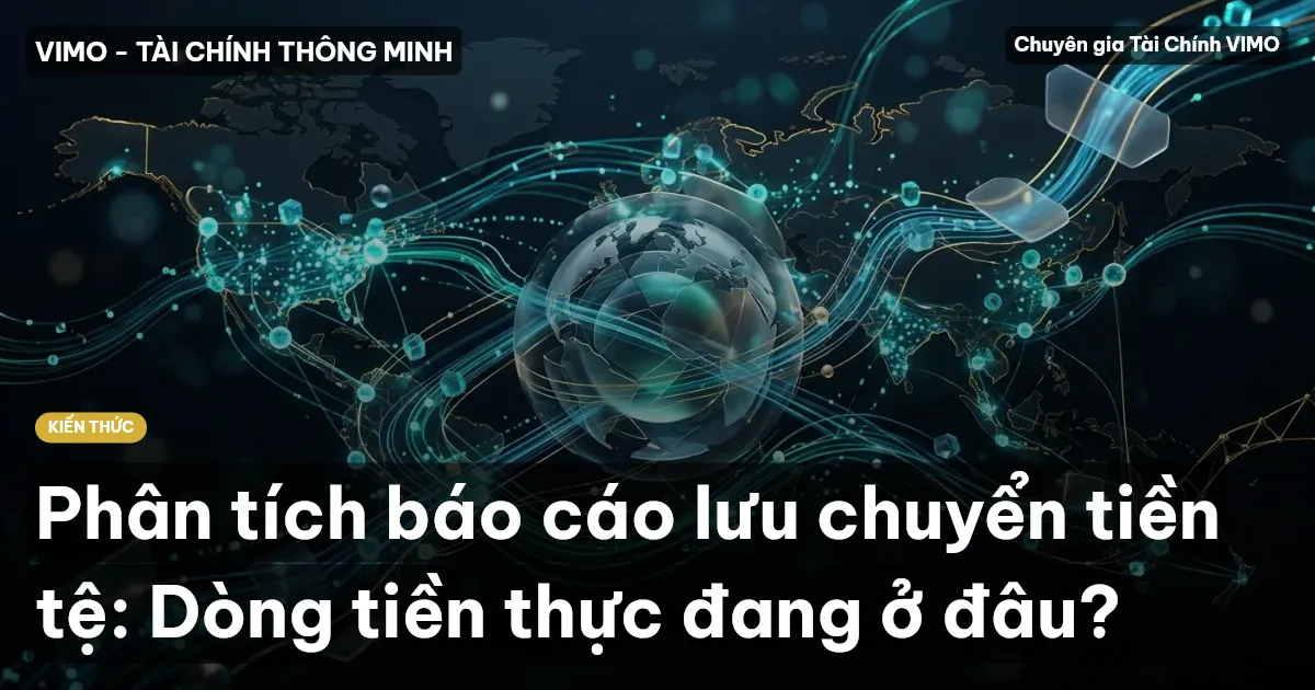 Phân tích báo cáo lưu chuyển tiền tệ: Dòng tiền thực đang ở đâu?
