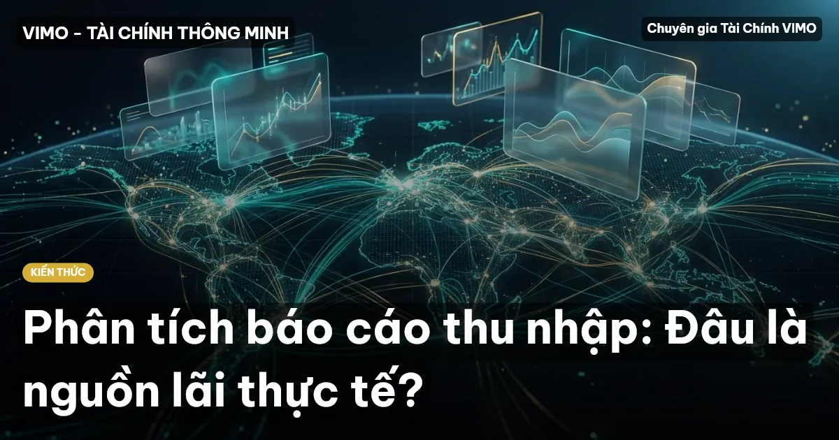 Phân tích báo cáo thu nhập: Đâu là nguồn lãi thực tế?