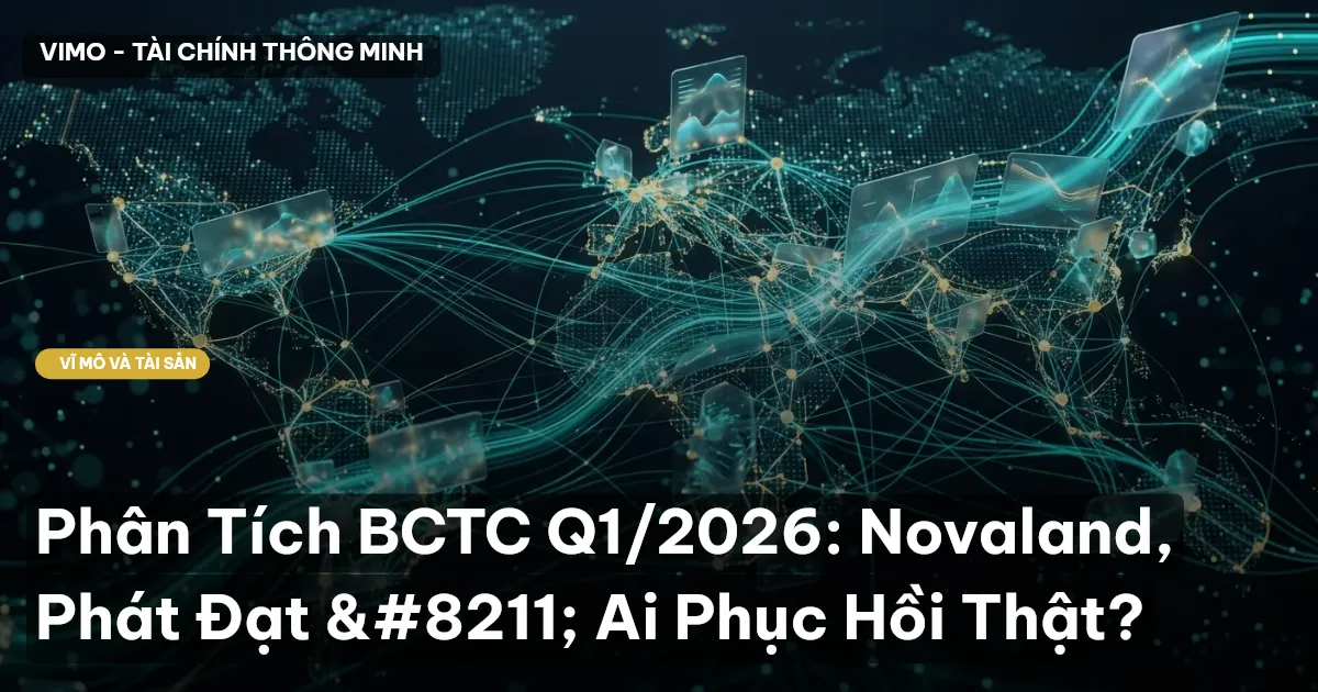 Phân Tích BCTC Q1/2026: Novaland, Phát Đạt – Ai Phục Hồi Thật?