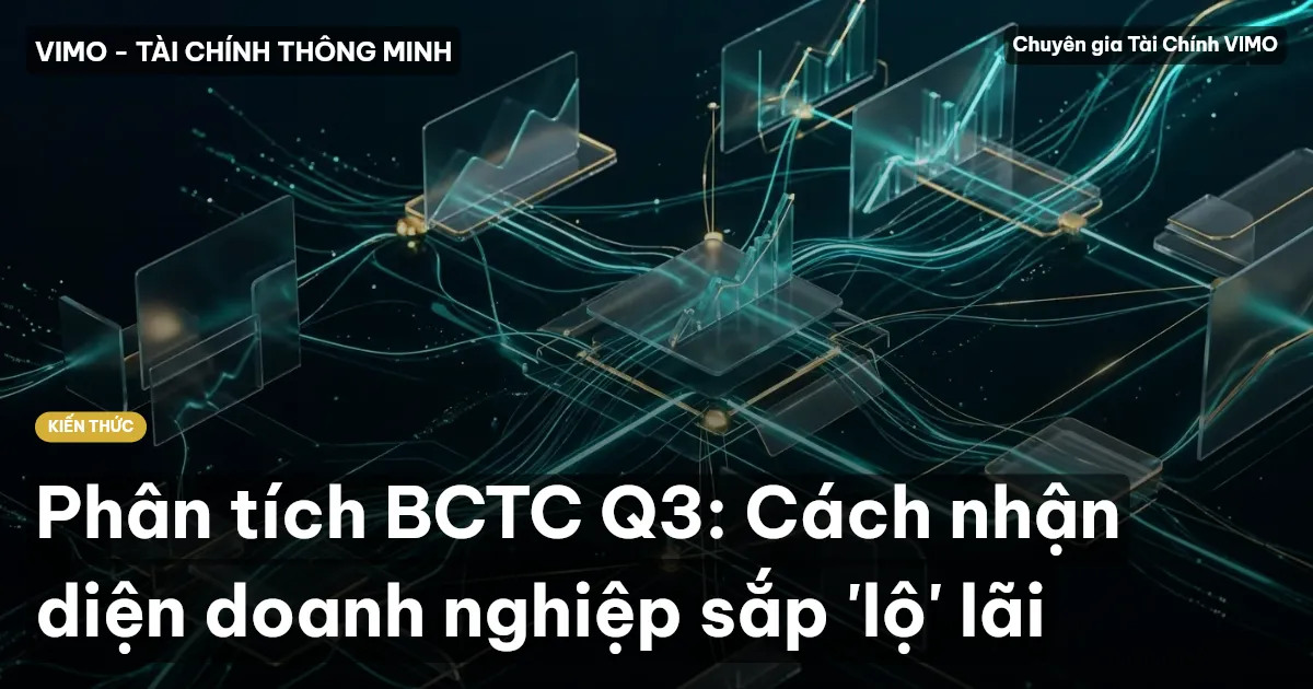 Phân tích BCTC Q3: Cách nhận diện doanh nghiệp sắp 'lộ' lãi