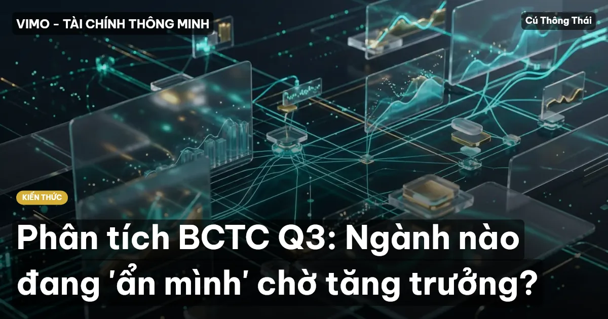 Phân tích BCTC Q3: Ngành nào đang 'ẩn mình' chờ tăng trưởng?