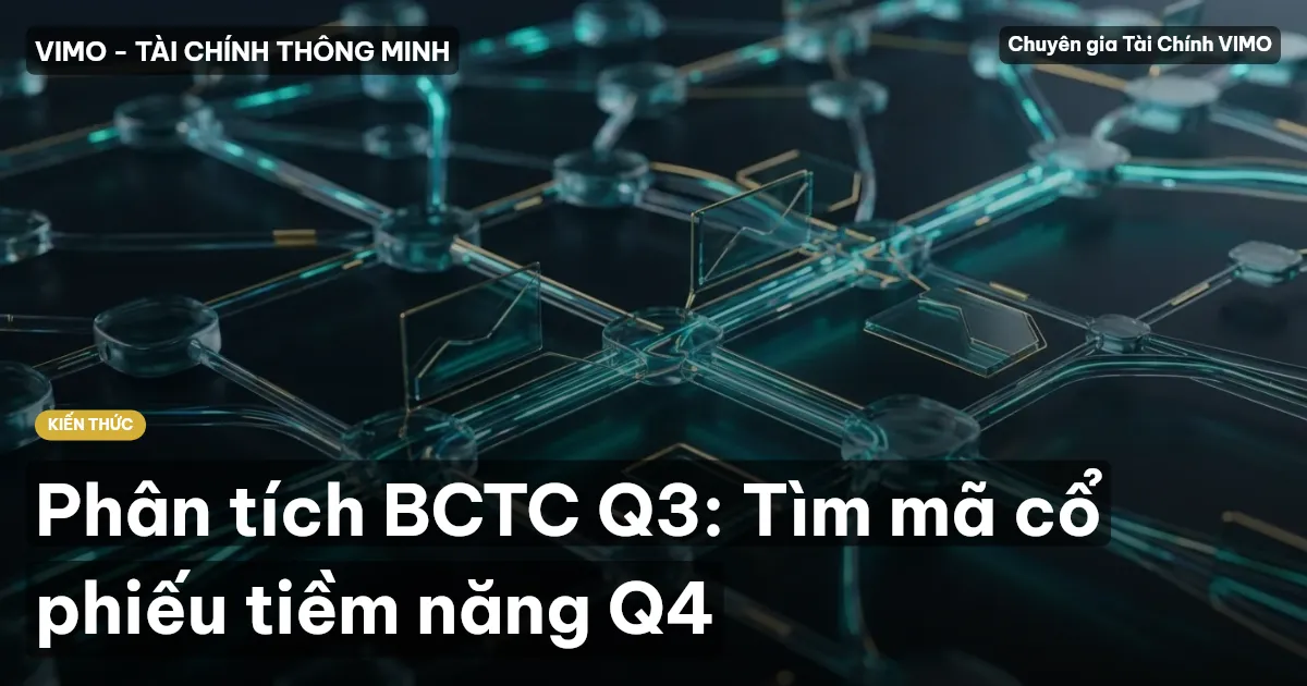 Phân tích BCTC Q3: Tìm mã cổ phiếu tiềm năng Q4