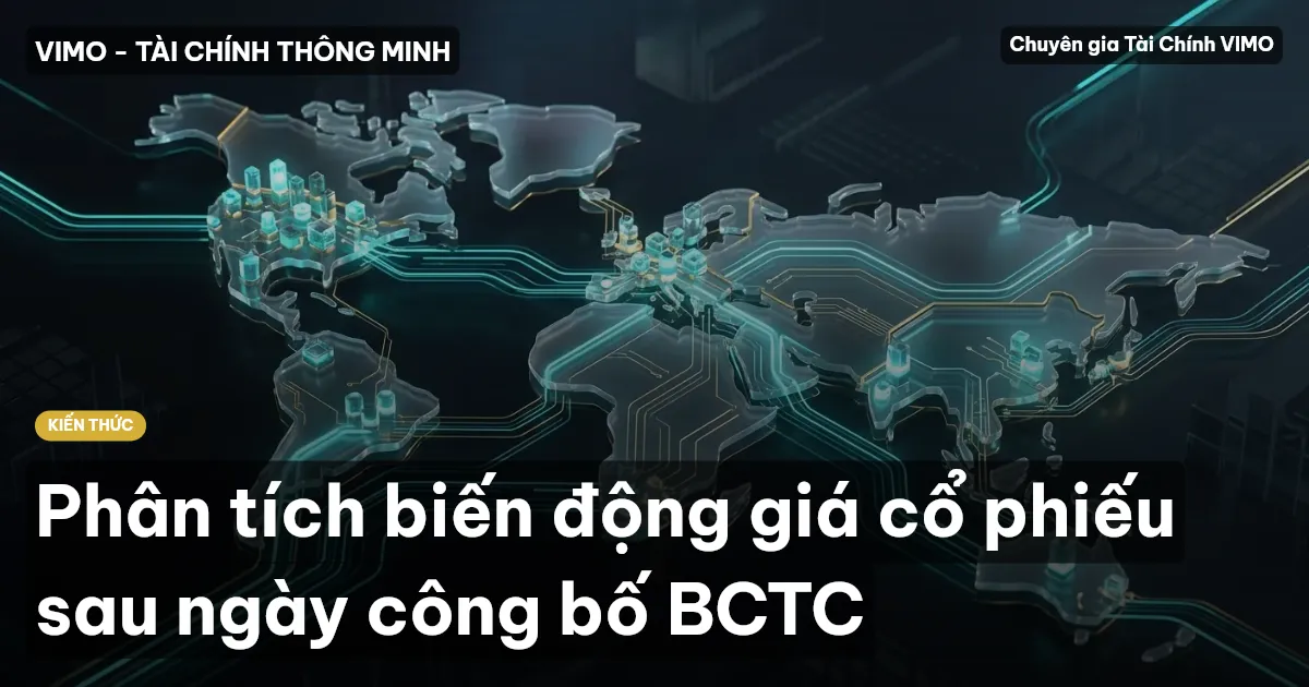 Phân tích biến động giá cổ phiếu sau ngày công bố BCTC