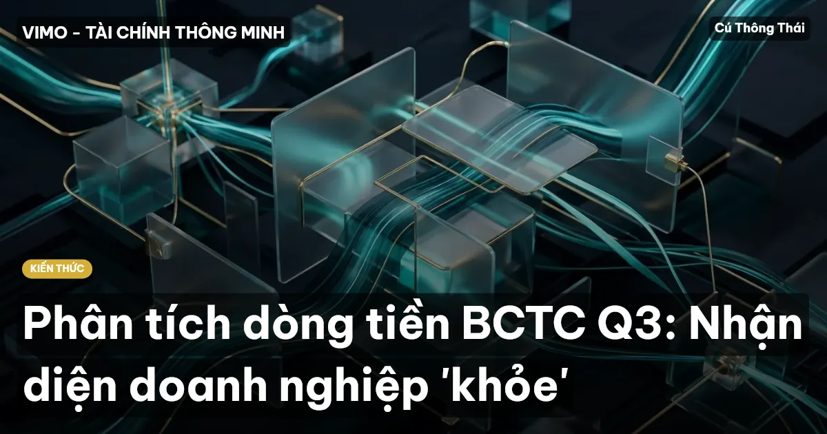 Phân tích dòng tiền BCTC Q3: Nhận diện doanh nghiệp 'khỏe'