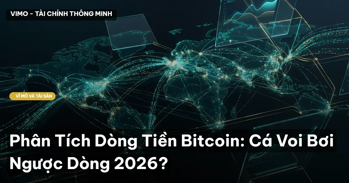 Phân Tích Dòng Tiền Bitcoin: Cá Voi Bơi Ngược Dòng 2026?