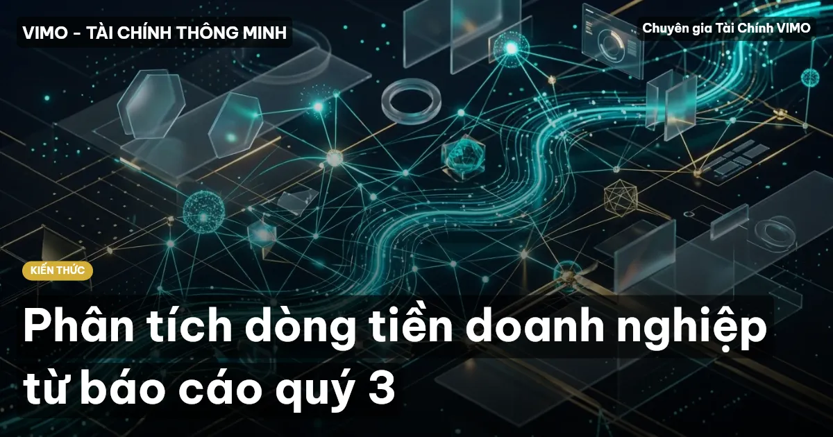 Phân tích dòng tiền doanh nghiệp từ báo cáo quý 3