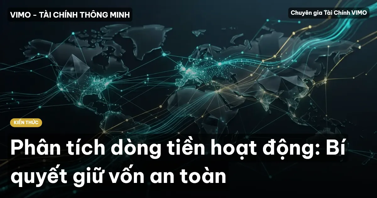 Phân tích dòng tiền hoạt động: Bí quyết giữ vốn an toàn