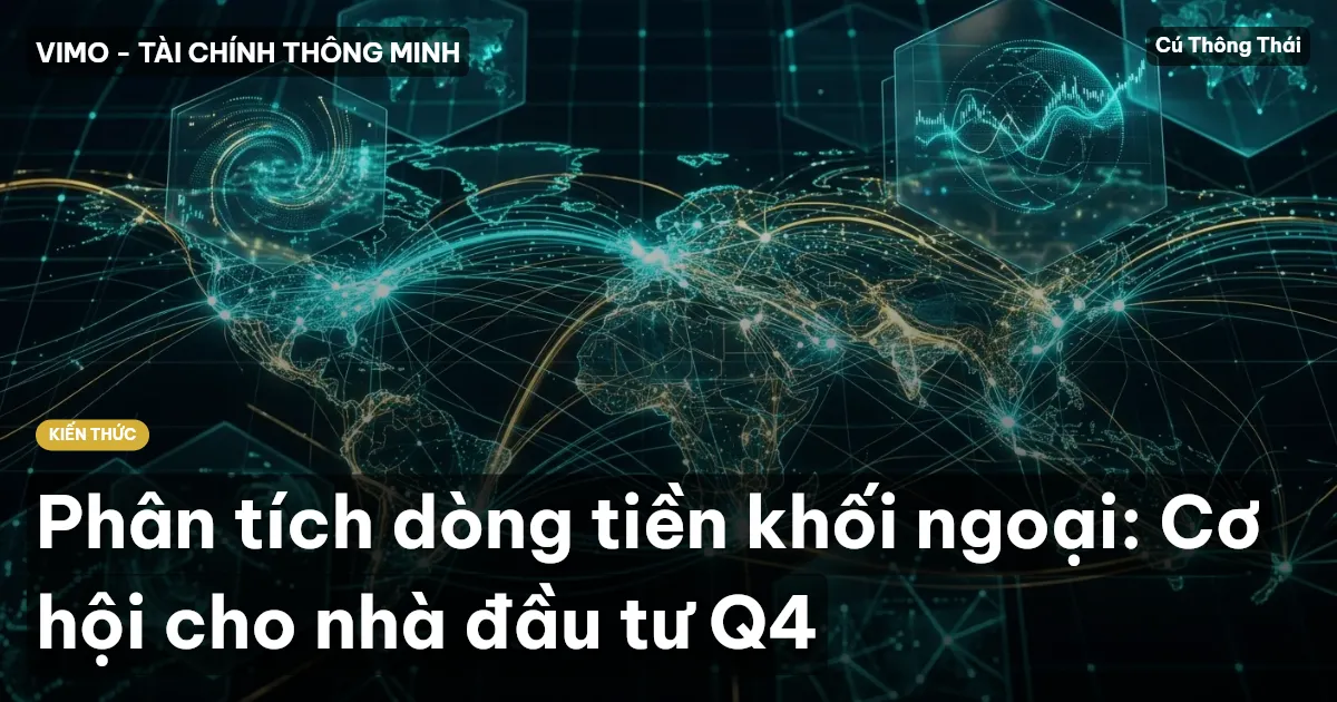 Phân tích dòng tiền khối ngoại: Cơ hội cho nhà đầu tư Q4