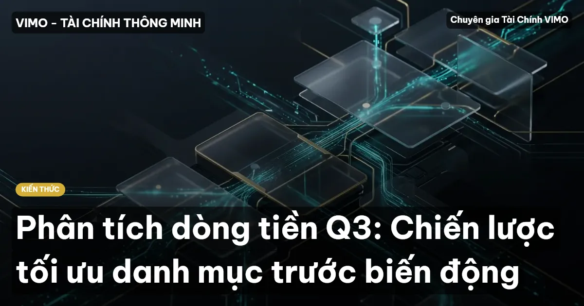 Phân tích dòng tiền Q3: Chiến lược tối ưu danh mục trước biến động