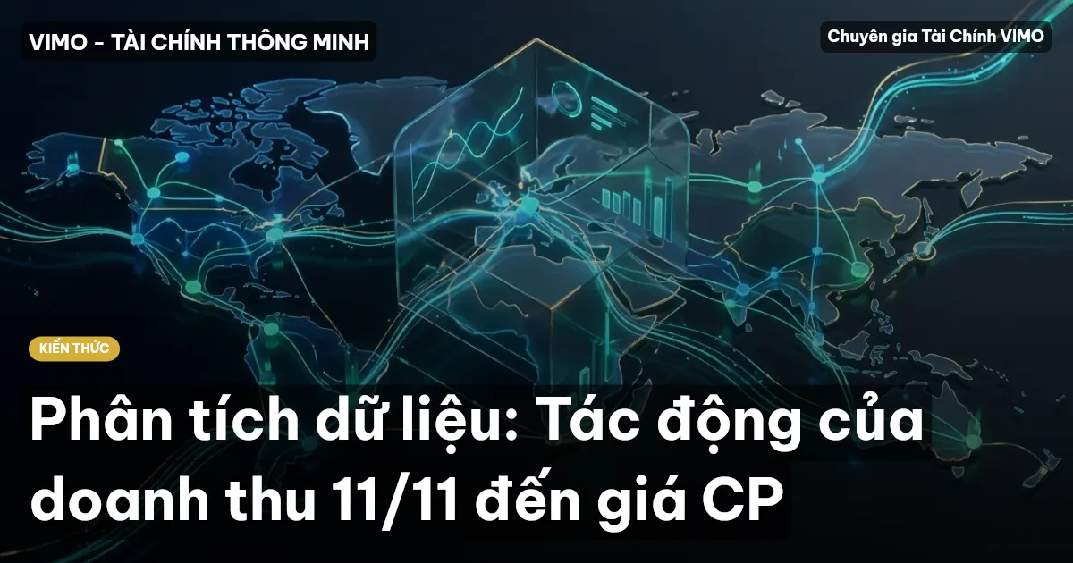Phân tích dữ liệu: Tác động của doanh thu 11/11 đến giá CP