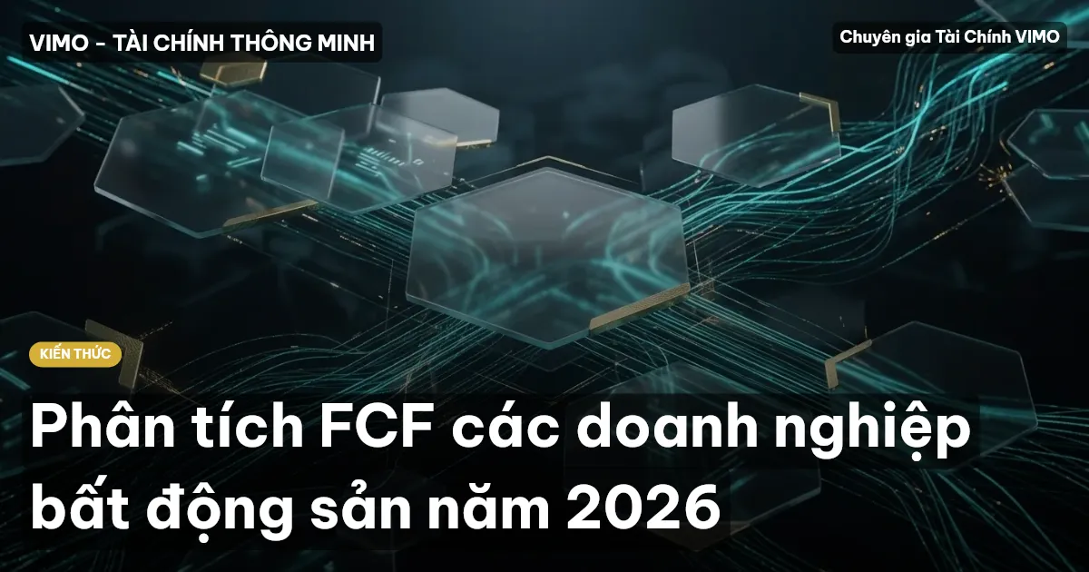 Phân tích FCF các doanh nghiệp bất động sản năm 2026