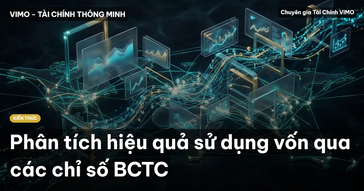 Phân tích hiệu quả sử dụng vốn qua các chỉ số BCTC