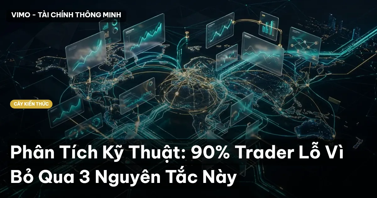 Phân Tích Kỹ Thuật: 90% Trader Lỗ Vì Bỏ Qua 3 Nguyên Tắc Này