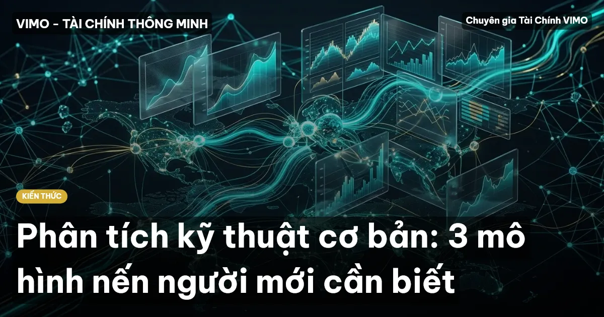 Phân tích kỹ thuật cơ bản: 3 mô hình nến người mới cần biết