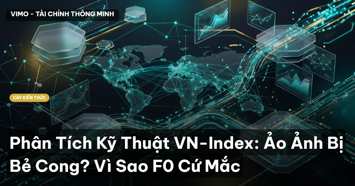 Phân Tích Kỹ Thuật VN-Index: Ảo Ảnh Bị Bẻ Cong? Vì Sao F0 Cứ Mắc