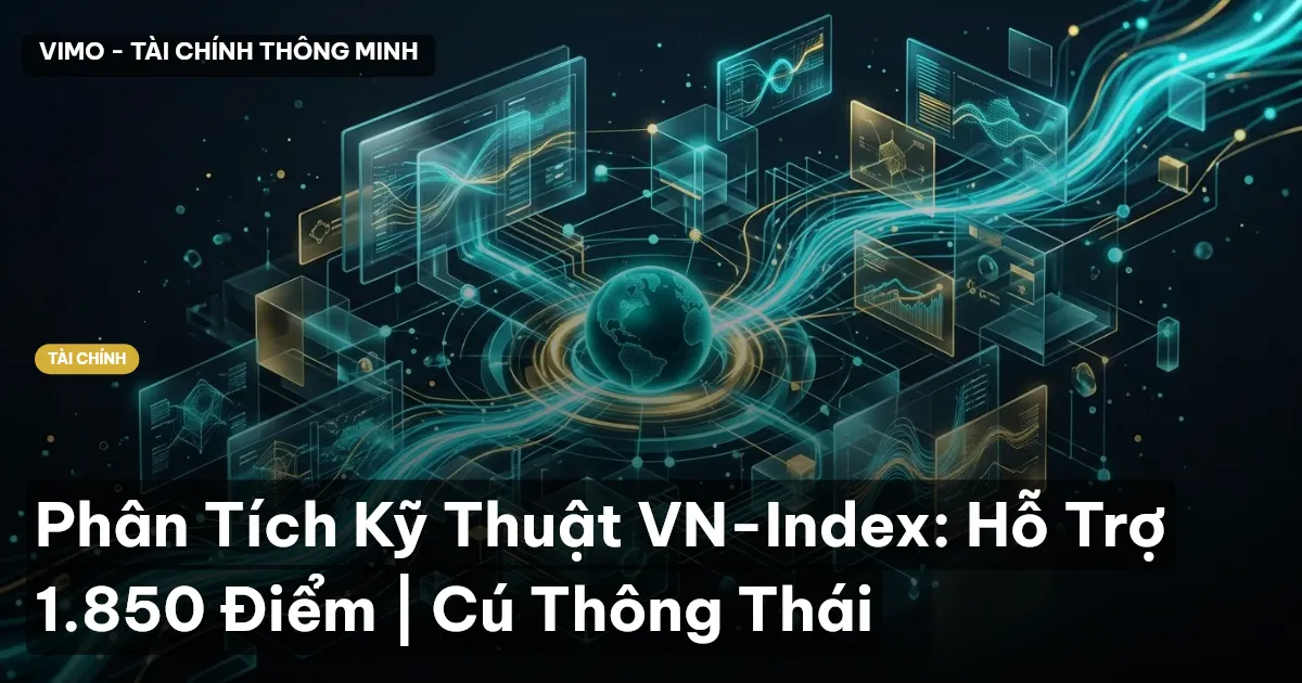 Phân Tích Kỹ Thuật VN-Index: Hỗ Trợ 1.850 Điểm | Cú Thông Thái