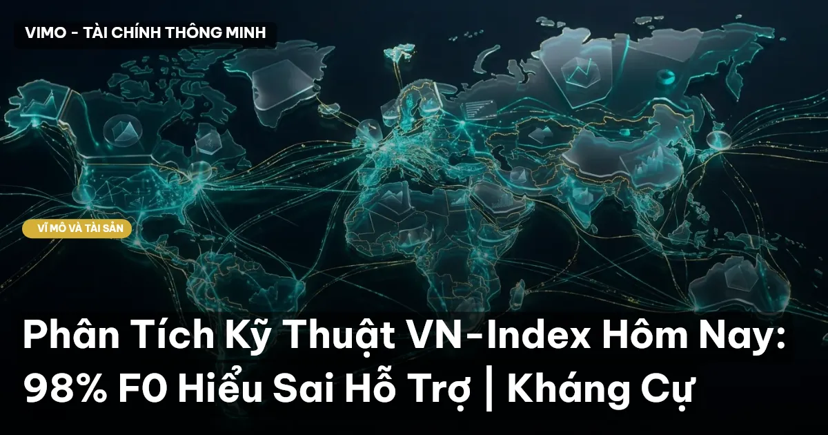Phân Tích Kỹ Thuật VN-Index Hôm Nay: 98% F0 Hiểu Sai Hỗ Trợ | Kháng Cự
