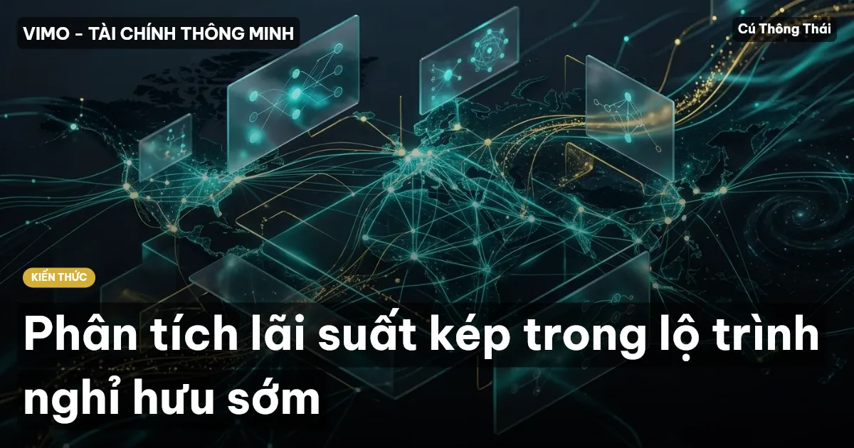 Phân tích lãi suất kép trong lộ trình nghỉ hưu sớm