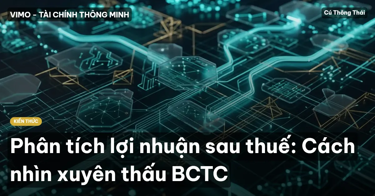 Phân tích lợi nhuận sau thuế: Cách nhìn xuyên thấu BCTC