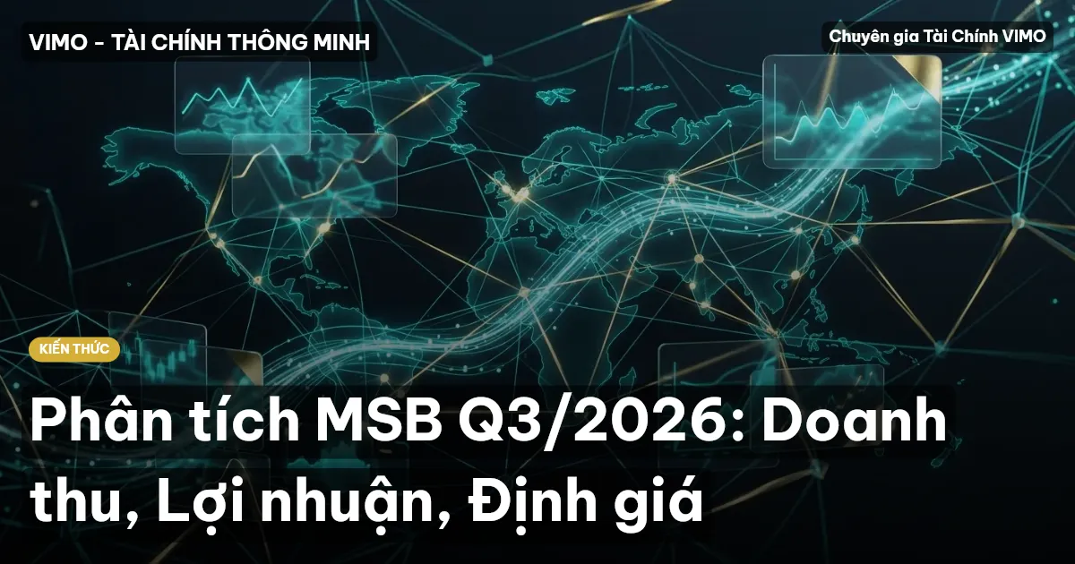 Phân tích MSB Q3/2026: Doanh thu, Lợi nhuận, Định giá