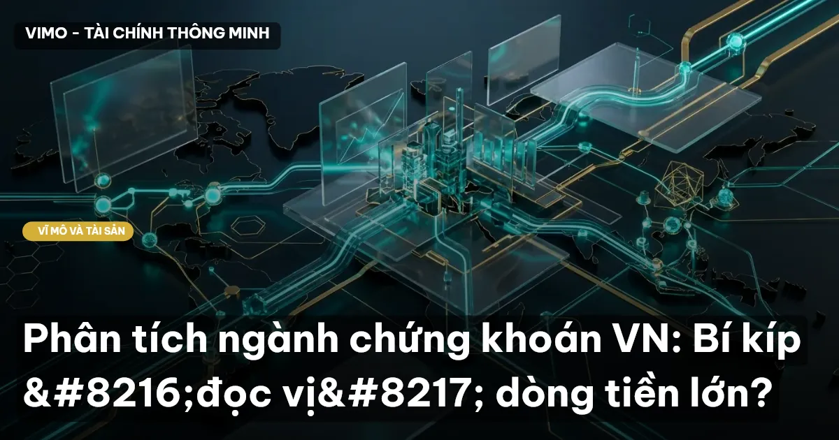 Phân tích ngành chứng khoán VN: Bí kíp 'đọc vị' dòng tiền lớn?