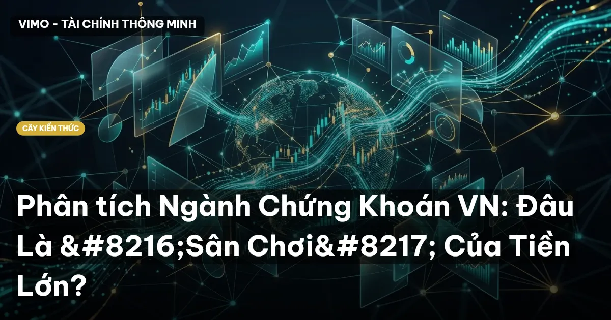 Phân tích Ngành Chứng Khoán VN: Đâu Là ‘Sân Chơi’ Của Tiền Lớn?