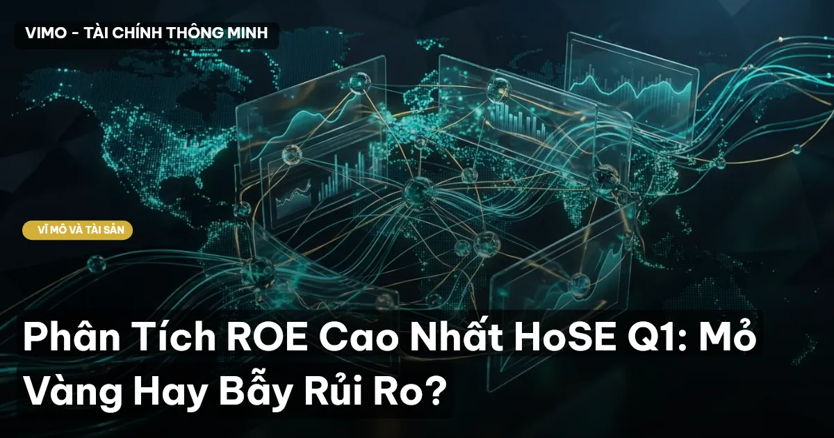 Phân Tích ROE Cao Nhất HoSE Q1: Mỏ Vàng Hay Bẫy Rủi Ro?