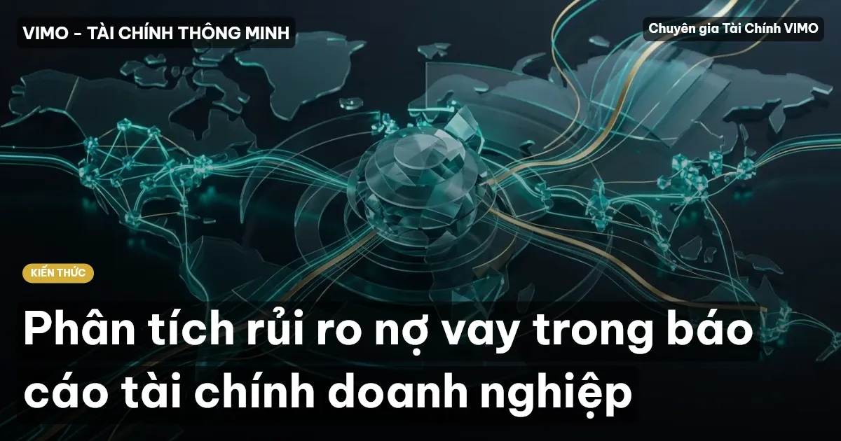 Phân tích rủi ro nợ vay trong báo cáo tài chính doanh nghiệp