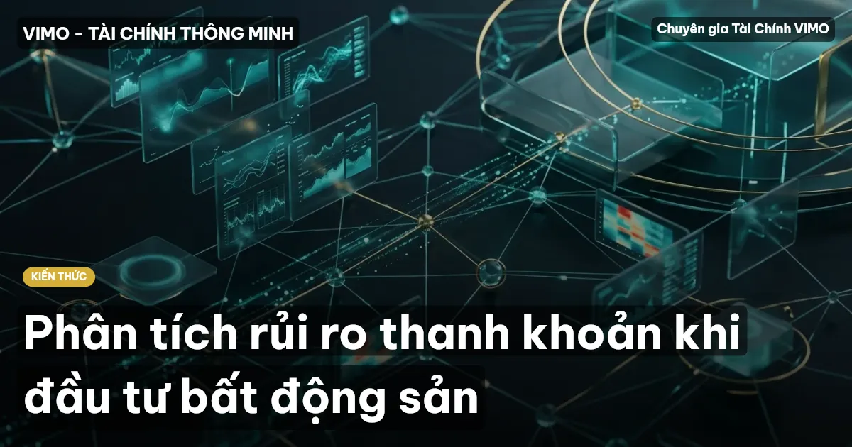 Phân tích rủi ro thanh khoản khi đầu tư bất động sản