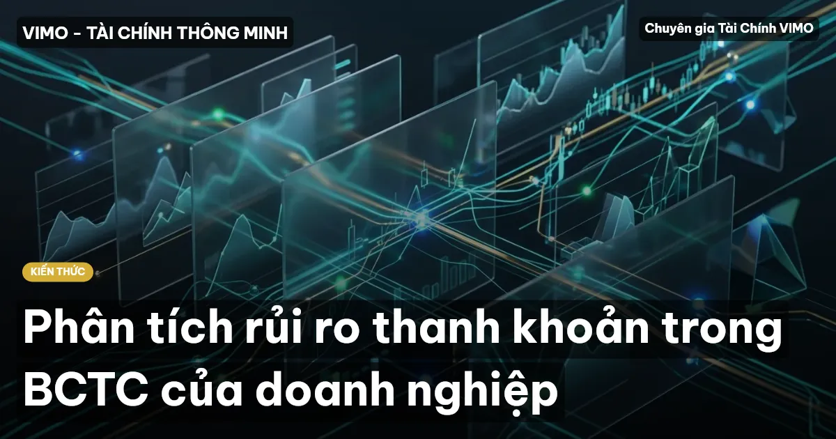 Phân tích rủi ro thanh khoản trong BCTC của doanh nghiệp
