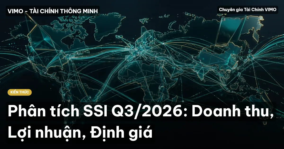 Phân tích SSI Q3/2026: Doanh thu, Lợi nhuận, Định giá