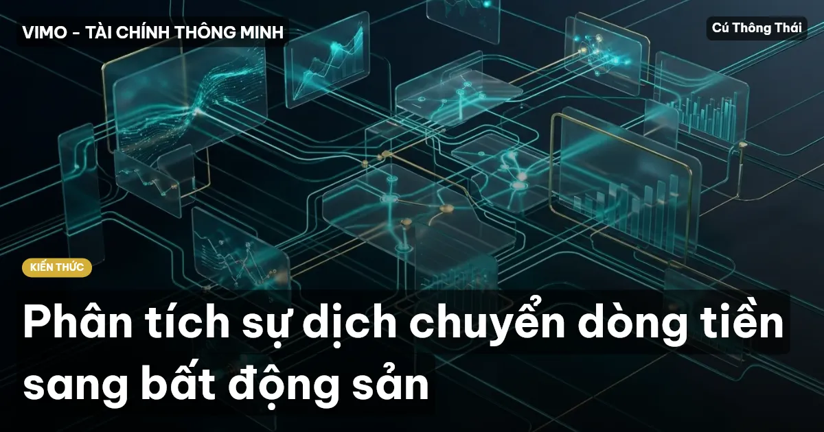 Phân tích sự dịch chuyển dòng tiền sang bất động sản